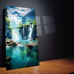 Ocean Nature Art Metal Poster | Serene Seascape Wall Decor 2 - TURTLEWINGS