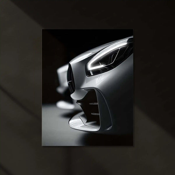 LED | 🚘 Mercedes AMG Neon LED Metal Poster | Luxury Performance Car Wall Art - TURTLEWINGS