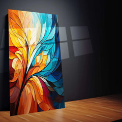 Abstract art metal poster 1 - TURTLEWINGS