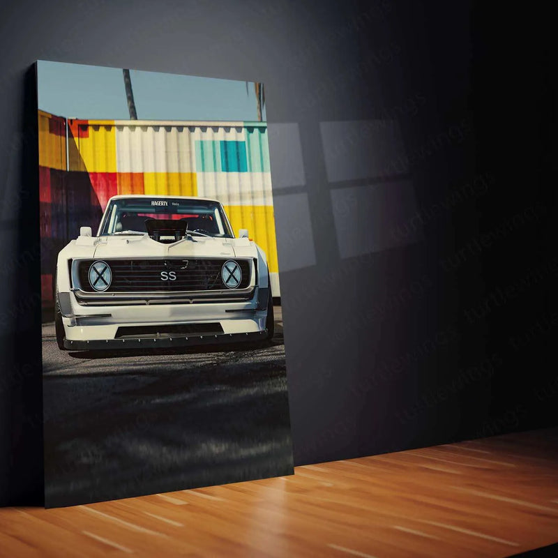 Chevrolet Camaro Metal Poster | Muscle Car Wall Art | Classic Automotive Decor - TURTLEWINGS