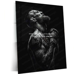 Conor McGregor Quote Metal Poster – Motivational MMA Wall Art - TURTLEWINGS