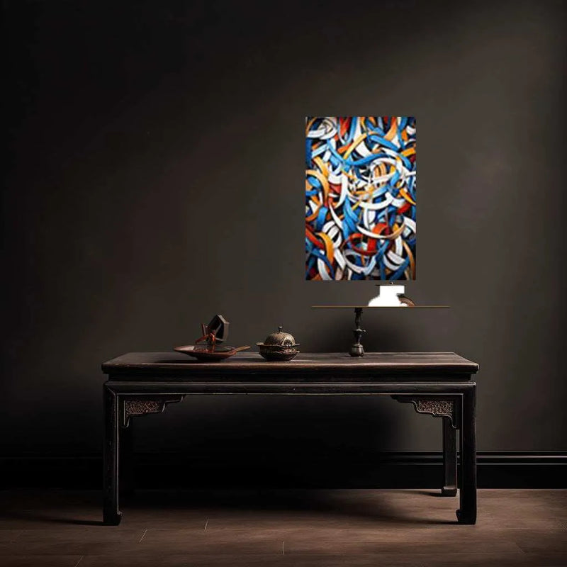 Abstract metal poster 3 - TURTLEWINGS