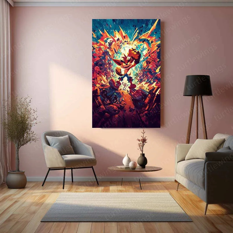 Crash Nintendo Metal Poster – Retro Gaming Art | Classic Video Game Decor - TURTLEWINGS