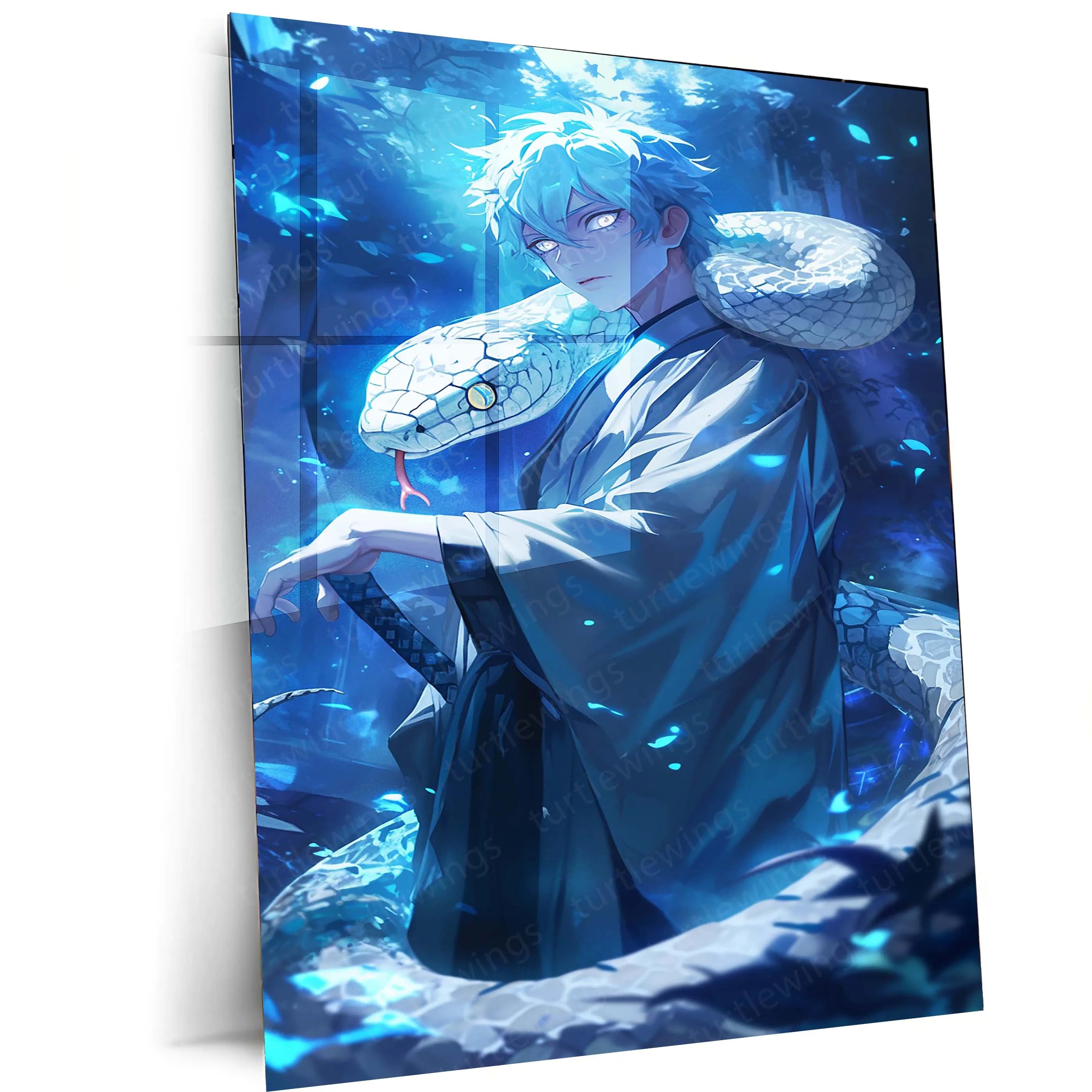 Small Anime Metal Poster Mitsuki Metal Poster Boruto: Naruto Next Generations Wall Art Serpent Sage Anime Decor