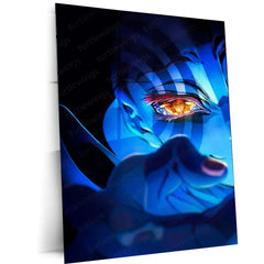 Demon Slayer Anime Poster – Kimetsu no Yaiba Metal Frame Wall Art - TURTLEWINGS