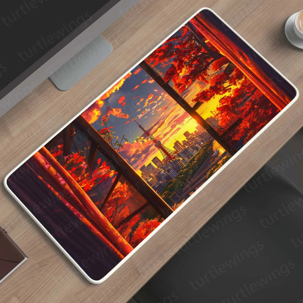 Tokyo Large Deskmat - Premium XL & XXL Gaming Mouse Pad - TURTLEWINGS
