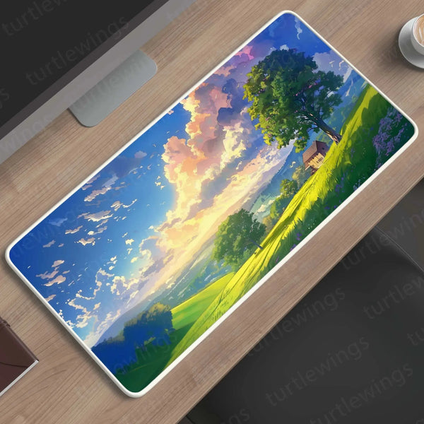 Meadow Large Deskmat - Premium XL & XXL Gaming Mouse Pad - TURTLEWINGS