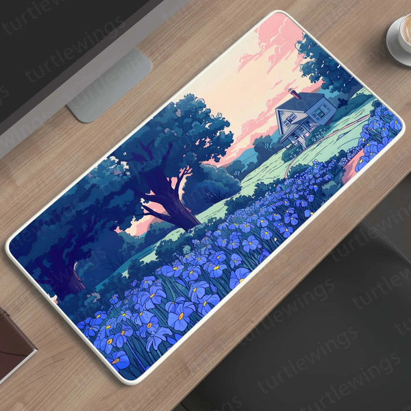 Irises Large Deskmat - Premium XL & XXL Gaming Mouse Pad - TURTLEWINGS