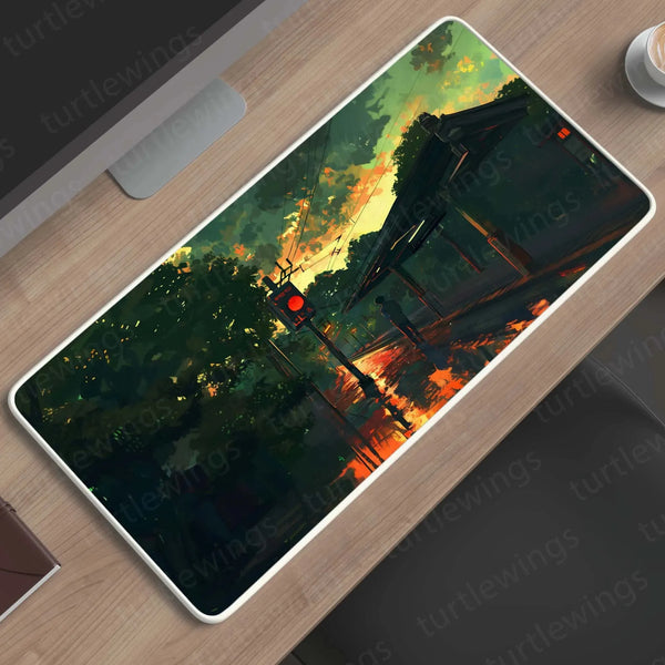 TrainStation Large Deskmat - Premium XL & XXL Gaming Mouse Pad - TURTLEWINGS