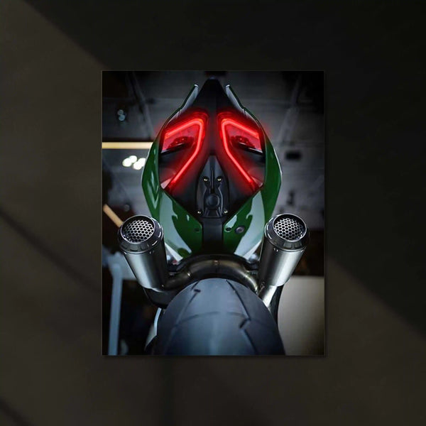 Ducati 1299 Panigale – Neon LED Metal Frame | Italian Superbike Wall Art