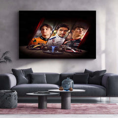 F1 25 Iconic Edition – Metal Frame | Formula 1 Tribute Wall Art | Premium Poster for Racing Enthusiasts & Gamers - TURTLEWINGS
