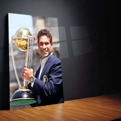 World Cup Sachin Tendulkar Metal Poster – A Tribute to the Cricket Legend 01 - TURTLEWINGS
