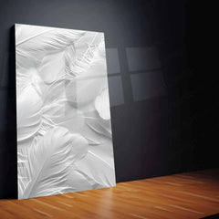 Feathers Abstract Metal Poster – Artistic Abstract Bird Feathers Art | Modern Wall Decor 2 - TURTLEWINGS