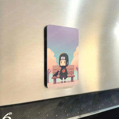 Anime Fridge Magnet Pack – Naruto, Sasuke, Kakashi & Friends (Set of 4)