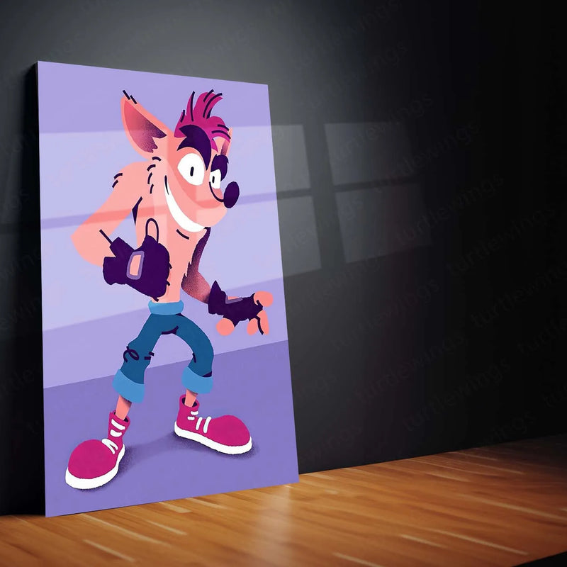 Abstract Metal Poster | Funky Art Metal Poster – Vibrant & Bold Wall Decor - TURTLEWINGS