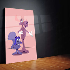 Abstract Metal Poster | Funky Art Metal Poster – Vibrant & Bold Wall Decor 01 - TURTLEWINGS