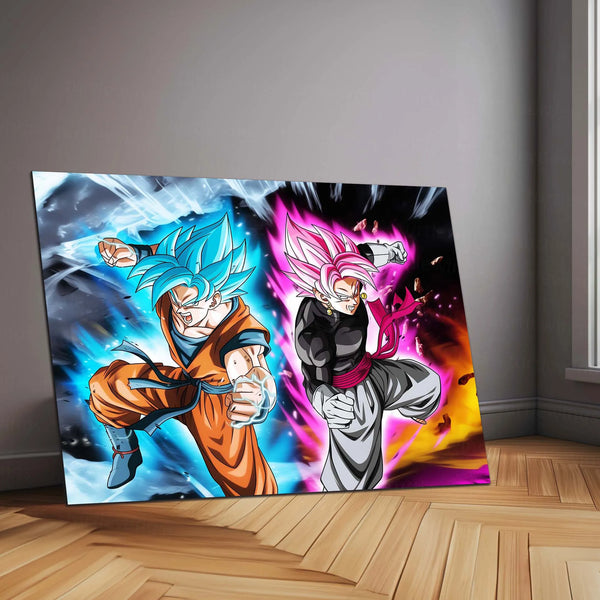 Anime Metal Poster | Goku Dragon Ball Z Metal Poster – Super Saiyan Power - TURTLEWINGS