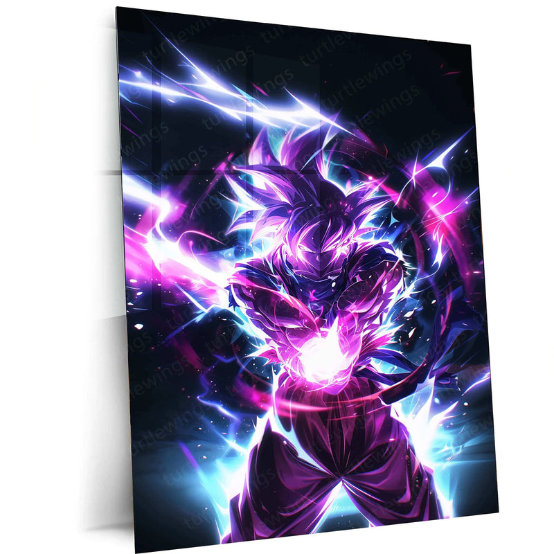 Goku Metal Poster – Iconic Dragon Ball Z Art | Powerful Super Saiyan Wall Decor - TURTLEWINGS