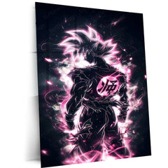 Goku Metal Poster – Iconic Dragon Ball Z Art | Powerful Super Saiyan Wall Decor 3 - TURTLEWINGS