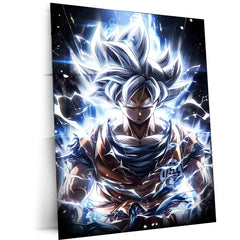 Goku Metal Poster – Iconic Dragon Ball Z Art | Powerful Super Saiyan Wall Decor 6 - TURTLEWINGS