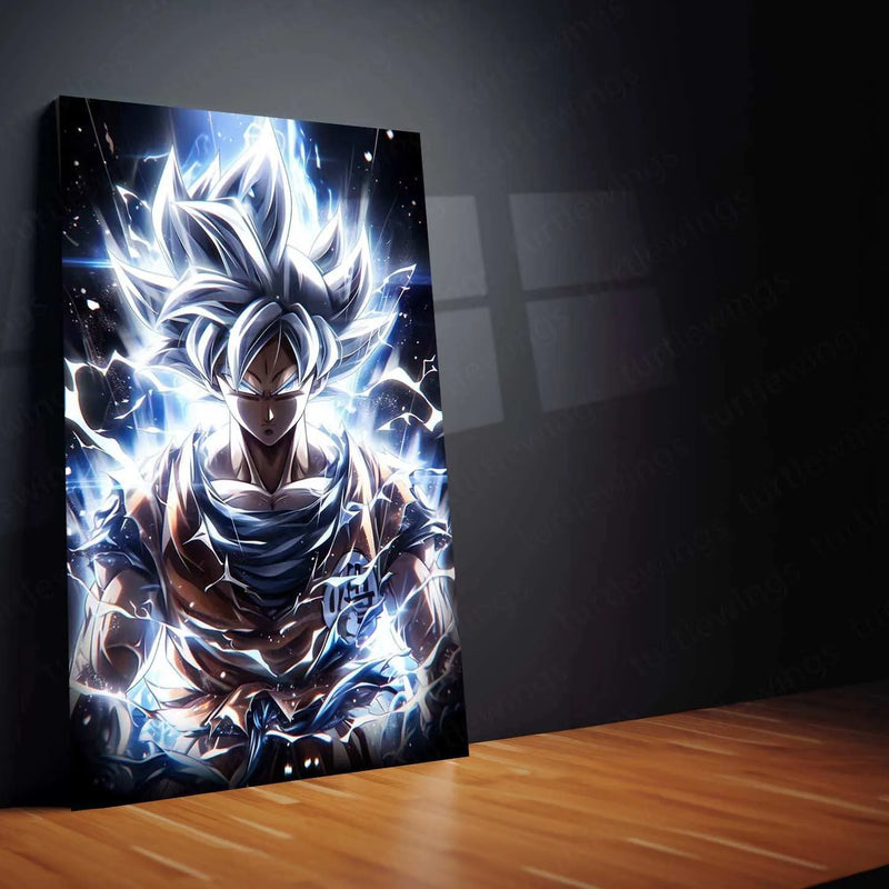 Goku Metal Poster – Iconic Dragon Ball Z Art | Powerful Super Saiyan Wall Decor 6 - TURTLEWINGS