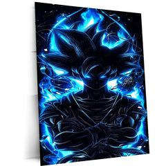 Goku Metal Poster – Iconic Dragon Ball Z Art | Powerful Super Saiyan Wall Decor 7 - TURTLEWINGS