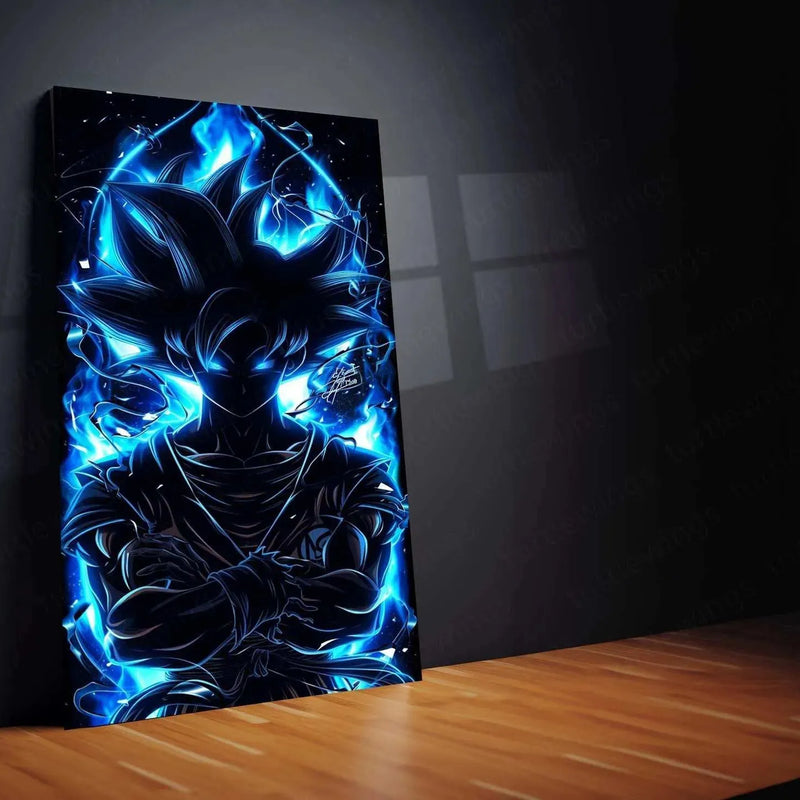 Goku Metal Poster – Iconic Dragon Ball Z Art | Powerful Super Saiyan Wall Decor 7 - TURTLEWINGS