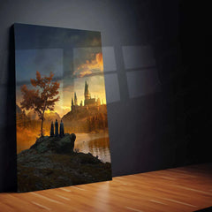 Hogwarts & Harry Potter Metal Poster – Magical Wizarding World Wall Art | Fantasy Decor - TURTLEWINGS
