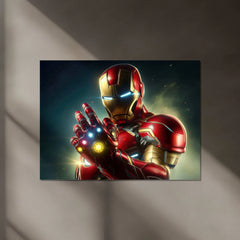 Iron Man Neon LED Metal Poster - TURTLEWINGS