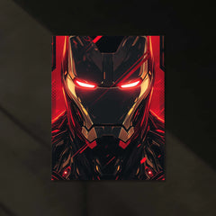 Iron Man Neon LED Metal Poster 2 - TURTLEWINGS