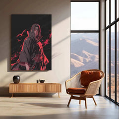 Itachi Uchiha Metal Poster – Akatsuki Naruto Wall Art - TURTLEWINGS