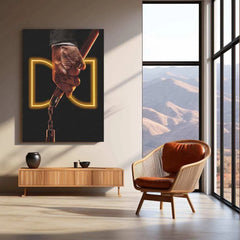 John Wick Neon LED Metal Poster - TURTLEWINGS