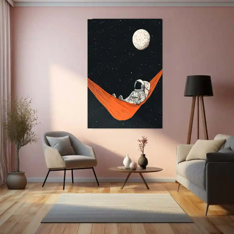 Whimsical Dreamscape | 2D Illustrated Fantasy Art Metal Frame Poster - TURTLEWINGS