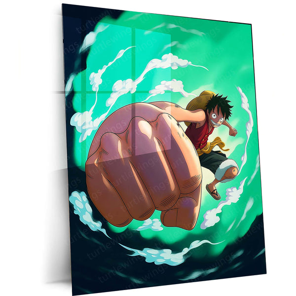 Giant Anime Fist Balloon | Bold Anime Pop Art Metal Frame - TURTLEWINGS
