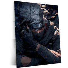Kakashi Hatake – Naruto Metal Poster - TURTLEWINGS