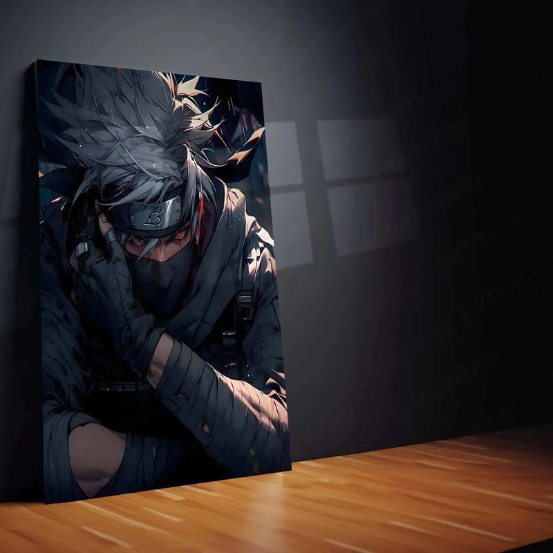 Kakashi Hatake – Naruto Metal Poster - TURTLEWINGS