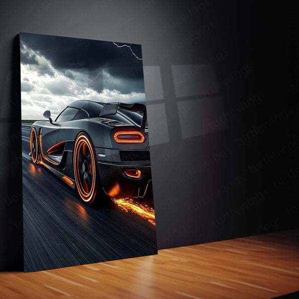 Car Metal Poster | Koenigsegg Agera Metal Poster – Luxury Hypercar Wall Art01 - TURTLEWINGS