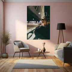 Lewis Hamilton Metal Frame | Formula 1 Legend Wall Art 02 - TURTLEWINGS