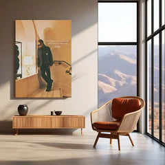 Lewis Hamilton Metal Frame | Formula 1 Legend Wall Art 03 - TURTLEWINGS