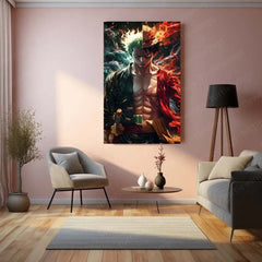 Luffy & Zoro Metal Poster | One Piece Anime Wall Art | Straw Hat Duo Decor - TURTLEWINGS