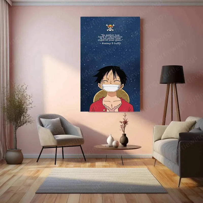 luffy metal poster - TURTLEWINGS