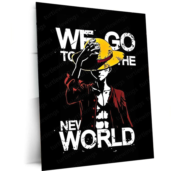 Monkey D. Luffy Metal Poster – The Future Pirate King! 1 - TURTLEWINGS