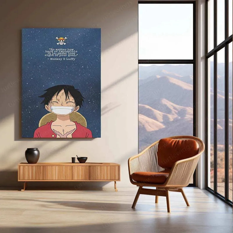luffy metal poster - TURTLEWINGS