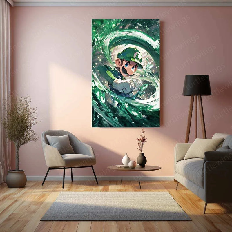 mario metal poster - TURTLEWINGS