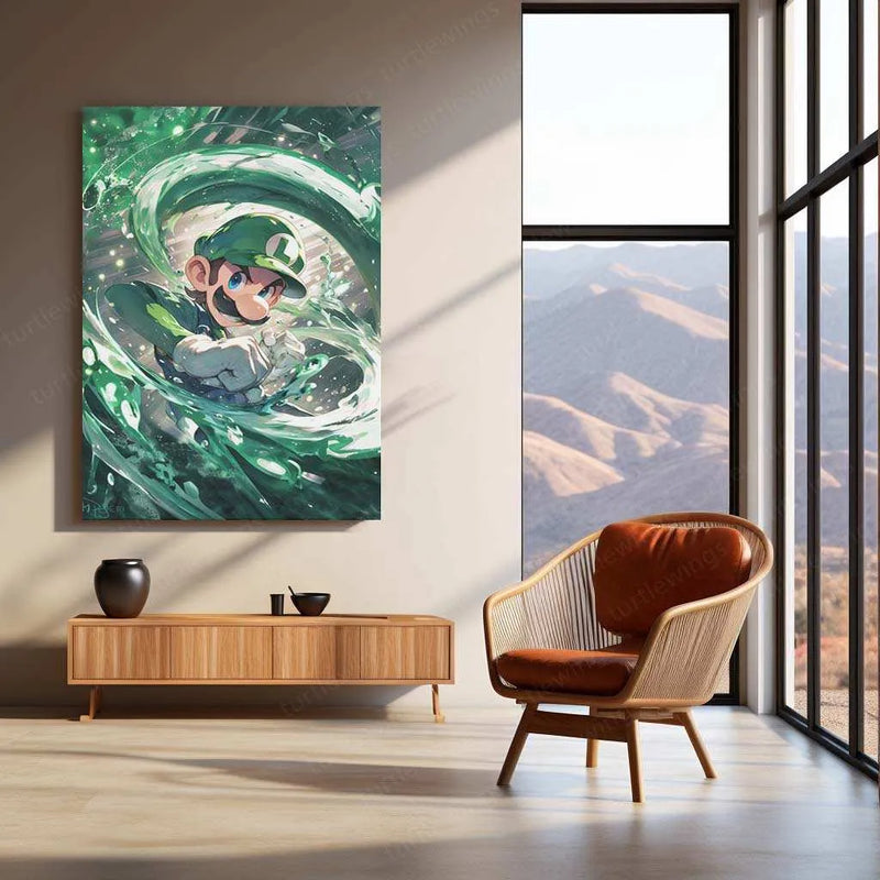 mario metal poster - TURTLEWINGS