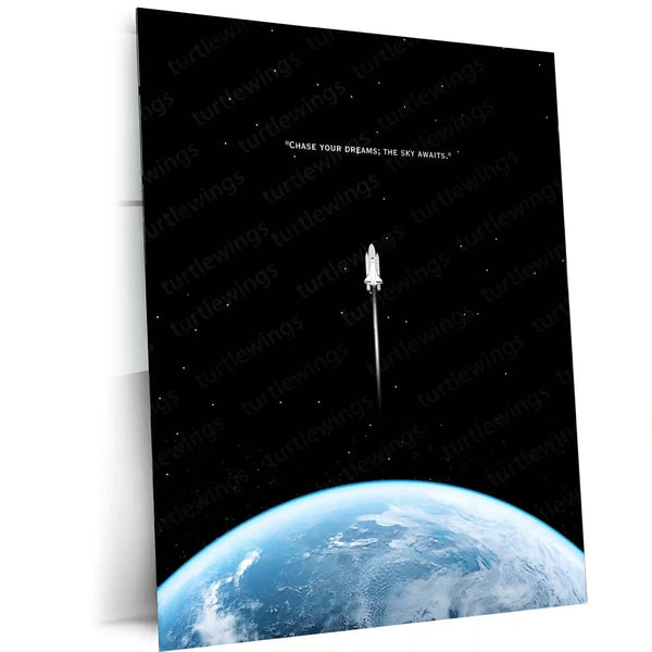 Motivational Quotes Metal Frames | Daily Success Mindset Decor 12 - TURTLEWINGS