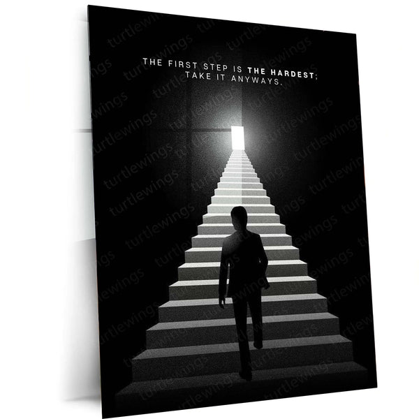 Motivational Quotes Metal Frames | Daily Success Mindset Decor 13 - TURTLEWINGS