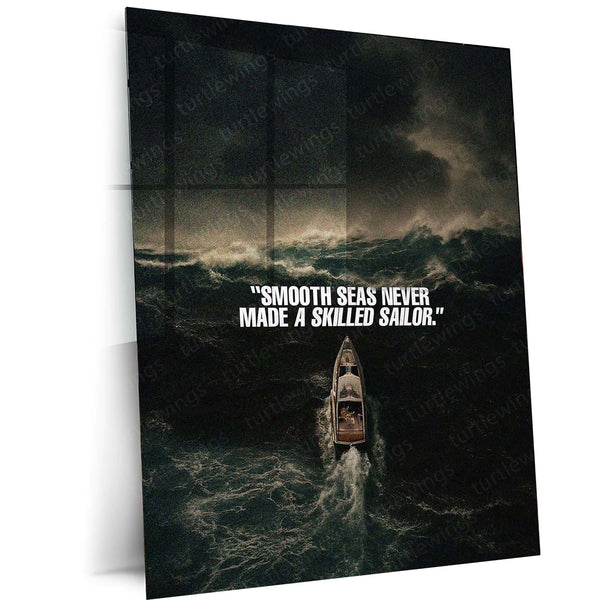 Motivational Quotes Metal Frames | Daily Success Mindset Decor 14 - TURTLEWINGS