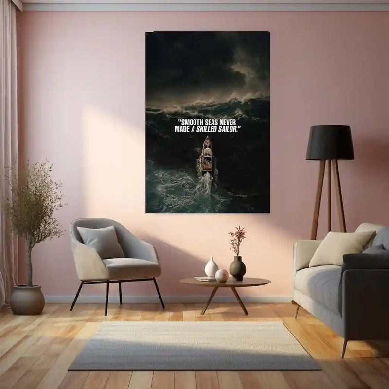 Motivational Quotes Metal Frames | Daily Success Mindset Decor 14 - TURTLEWINGS