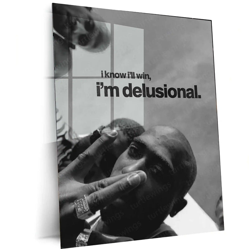 Motivational Quotes Metal Frames | Daily Success Mindset Decor 05 - TURTLEWINGS